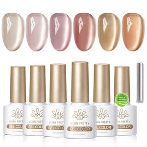 6 Colors Moonlight Cat Magnetic Gel M29 Autumn Scent 7ml HEMA/TPO FREE Gel Nail Polish BORN PRETTY