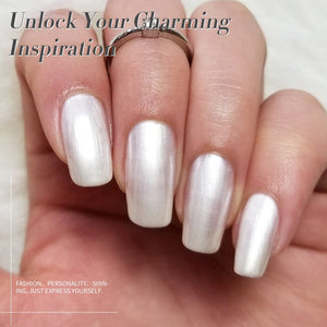 Shimmer Pearl Gel Polish Moonlit Pearl 15ml Gel Nail Polish BORN PRETTY