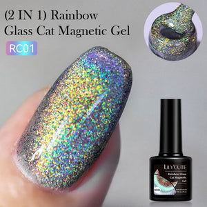 Rainbow Glass Cat Magnetic Gel RC01 7ml Gel Nail Polish LILYCUTE