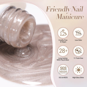 Nude Moonlight Cat Magnetic Gel Polish 15ml Gel Nail Polish BORN PRETTY