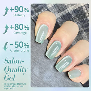 Green Moonlight Cat Magnetic Gel 15ml Gel Nail Polish BORN PRETTY