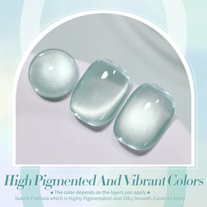 Green Moonlight Cat Magnetic Gel 15ml Gel Nail Polish BORN PRETTY