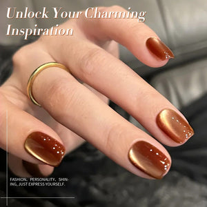 Brown Moonlight Cat Magnetic Gel Polish 15ml Gel Nail Polish BORN PRETTY