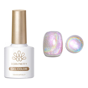 Auroras Cat Magnetic Gel MY356 Rainbow Candy 10ml Gel Nail Polish BORN PRETTY