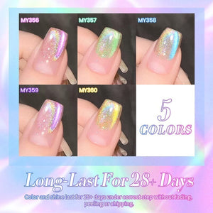 Auroras Cat Magnetic Gel MY360 Rainbow Candy 10ml HEMA/TPO FREE Gel Nail Polish BORN PRETTY