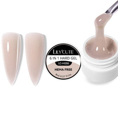 6 in 1 Hard Gel 8ml LC-HG06 Clearance LILYCUTE