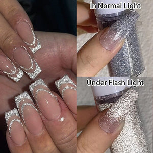 Reflective Glitter Powder Nail Art No Brand