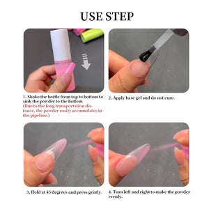 Reflective Glitter Powder Nail Art No Brand