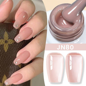 Jelly Nude Gel Autumn Winter Colors 10ml Gel Nail Polish BORN PRETTY JN80
