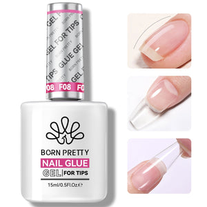 Multifunctional Nail Glue Gel for Tips 15ml Gel Nail Polish BORN PRETTY