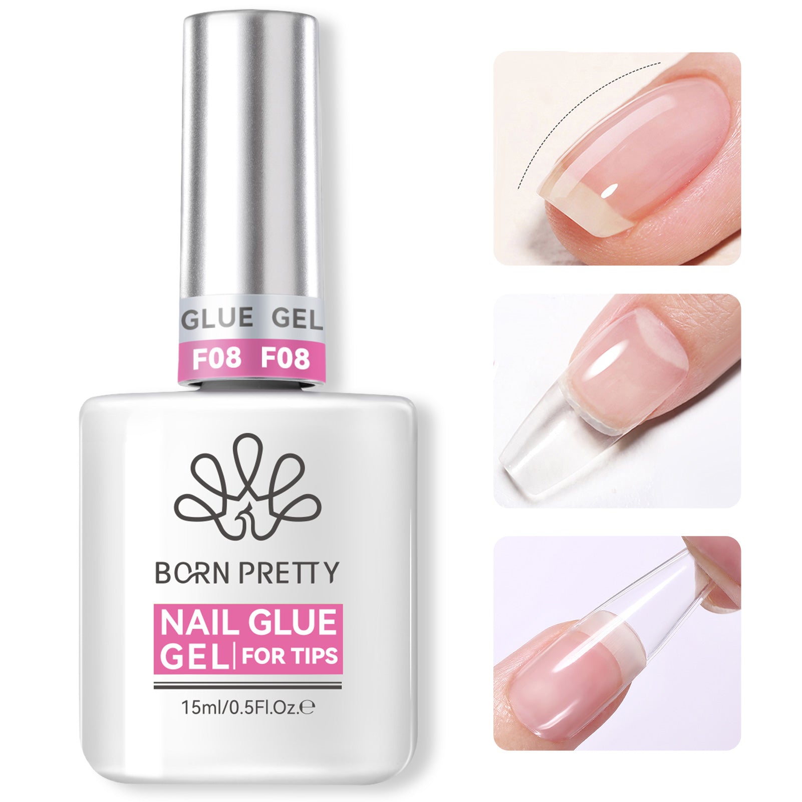 Nail Glue Gel for Tips 15ml