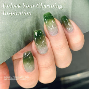 Milky Jelly Gel #22 Jade Pine 15ml Gel Nail Polish BORN PRETTY