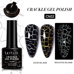 Crackle Gel Polish 7ml Gel Nail Polish LILYCUTE CN02