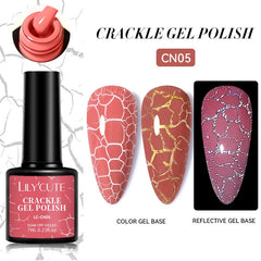 Crackle Gel Polish 7ml Gel Nail Polish LILYCUTE CN05