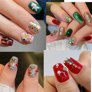 Christmas Peals Stones 3D Nail Decoration Nail Decoration No Brand