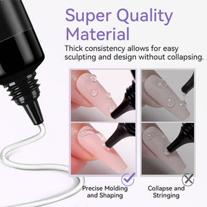 Clear 5D Sculpting Gel 8ml Gel Nail Polish BORN PRETTY