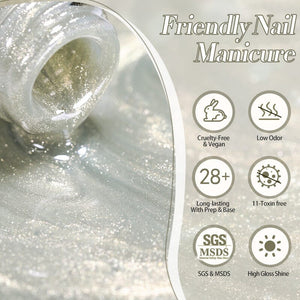 Gold Cat Magnetic Gel MY212 Classic Poetry 10ml Gel Nail Polish BORN PRETTY