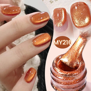 Gold Cat Magnetic Gel MY216 Classic Poetry 10ml Gel Nail Polish BORN PRETTY