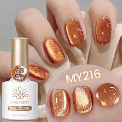 Gold Cat Magnetic Gel MY216 Classic Poetry 10ml Gel Nail Polish BORN PRETTY