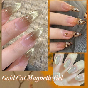 Gold Cat Magnetic Gel MY215 Classic Poetry 10ml Gel Nail Polish BORN PRETTY