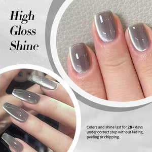 Water Light Cat Magnetic Gel Polish MY78 Smoky Aash 10ml HEMA/TPO FREE Gel Nail Polish BORN PRETTY