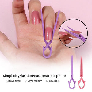 10pcs Clips Nail Polish Protector for Fingers Tools & Accessories No Brand