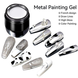 Metal Painting Gel 7ml Gel Nail Polish LILYCUTE
