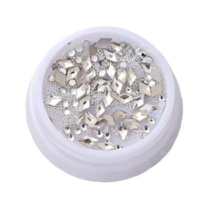 Transparent Rhombic Rhinestones #01 Nail Art No Brand
