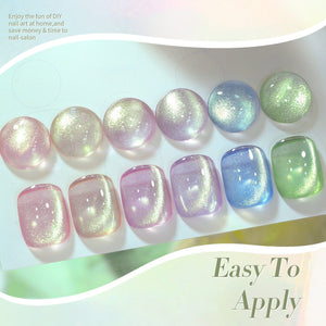 6 Colors Green Light Cat Magnetic Gel 7ml Gel Nail Polish BORN PRETTY