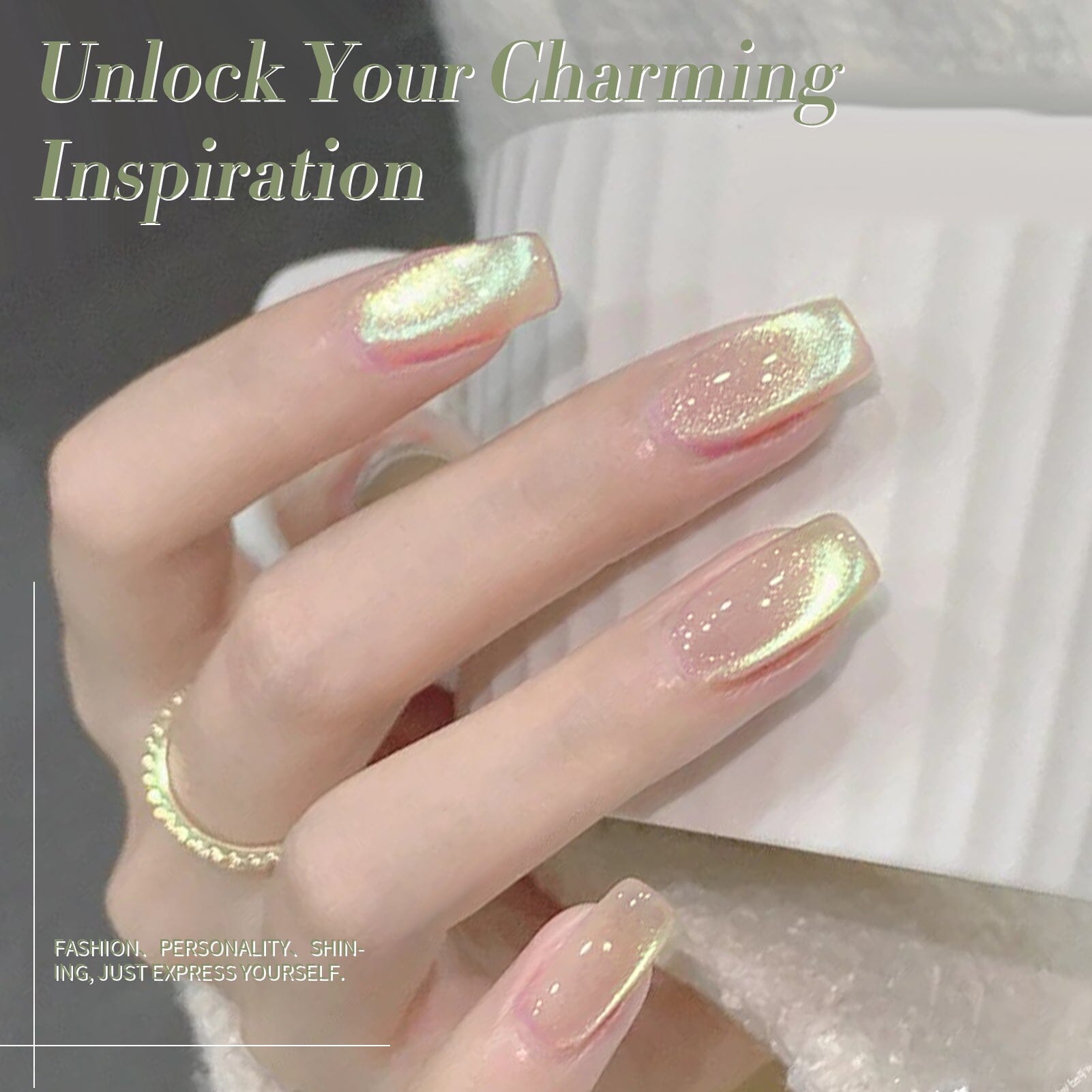 6 Colors Green Light Cat Magnetic Gel 7ml Gel Nail Polish BORN PRETTY