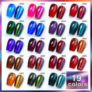 3pcs Metal Effect Gel Set #15 Gel Nail Polish BORN PRETTY
