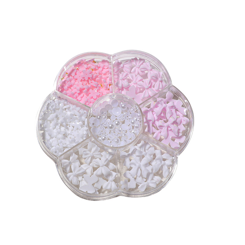 Resin Bowknot #04 Nail Decoration in Wheel