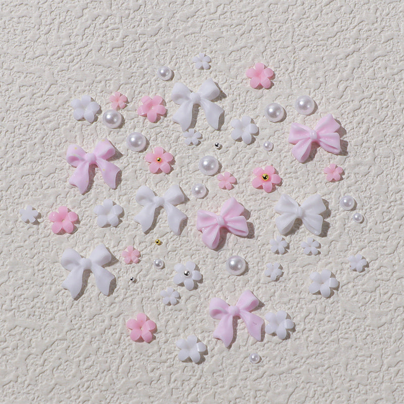 Resin Bowknot #04 Nail Decoration in Wheel