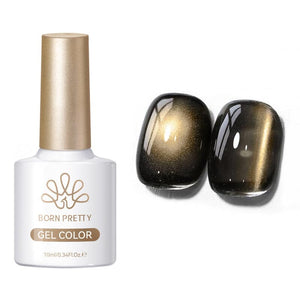 Glass Cat Magnetic Gel MY49 Crow 10ml Gel Nail Polish BORN PRETTY