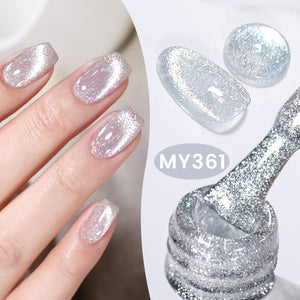 Reflective Cat Magnetic Gel MY652 & MY361 10ml Gel Nail Polish BORN PRETTY