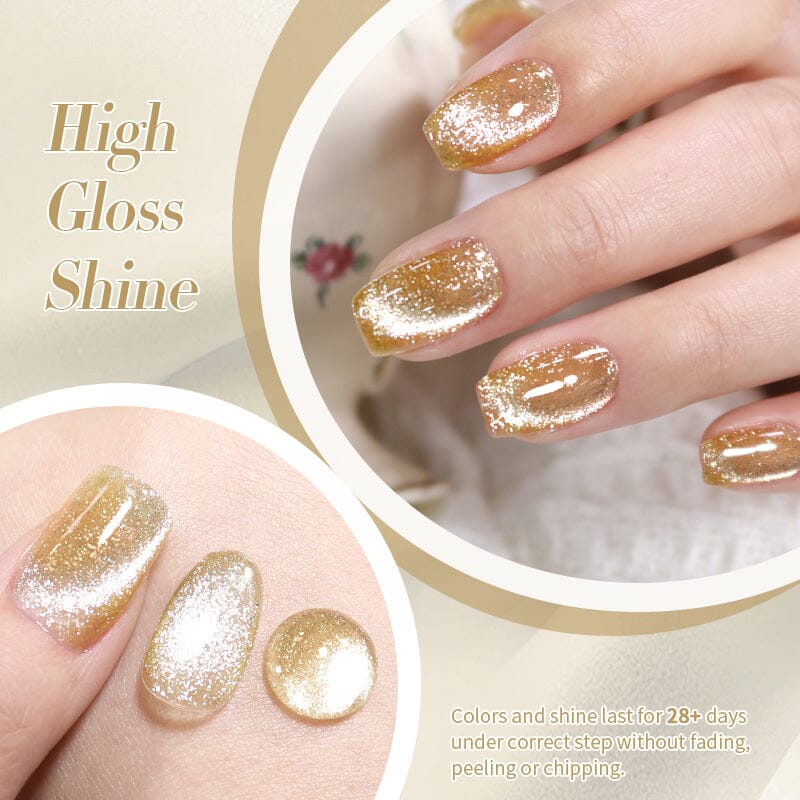 Reflective Cat Magnetic Gel MY362 Quantum Pulse 10ml Gel Nail Polish BORN PRETTY