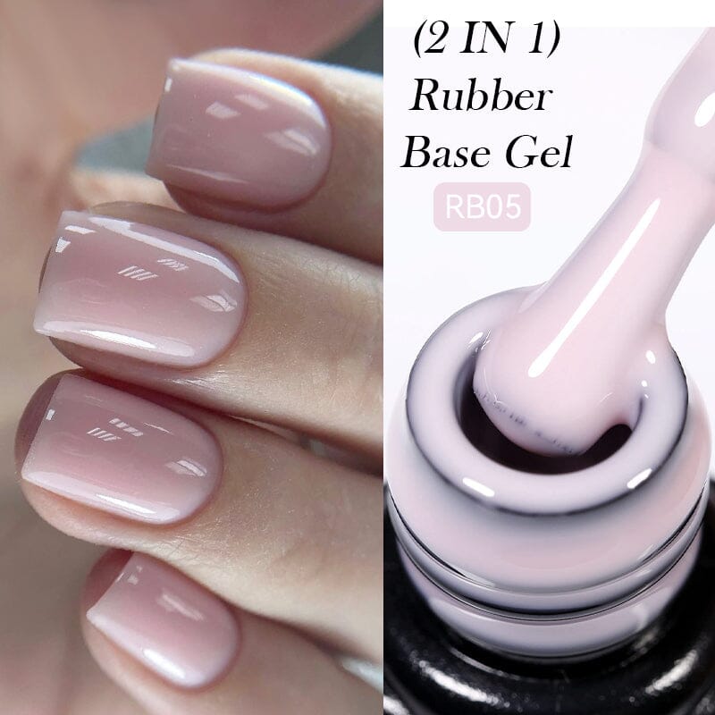 2 in 1 Rubber Base Gel RB05 7ml Base & Top Coat LILYCUTE