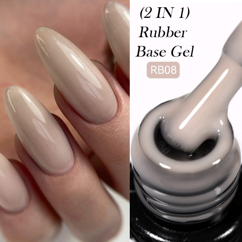 2 in 1 Rubber Base Gel RB08 7ml