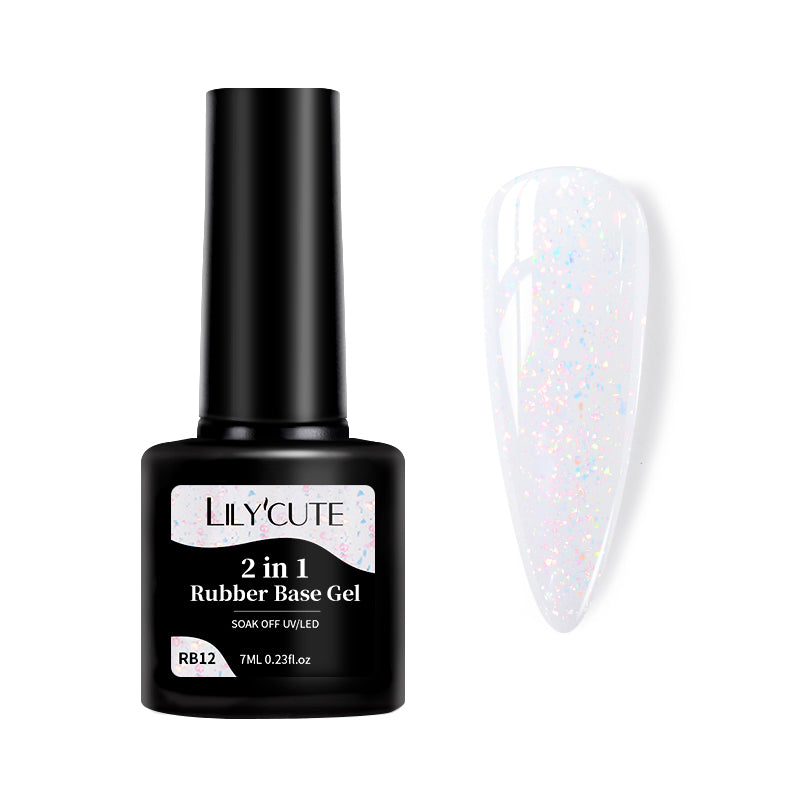 2 in 1 Rubber Base Gel RB12 7ml