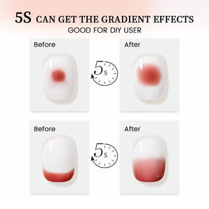 Peel Off Base Gel, Reinforcement Gel, Watercolor Nail Gel 7ml Base & Top Coat LILYCUTE