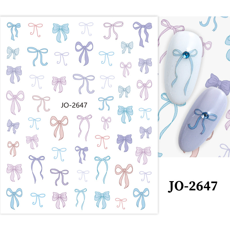 Bowknot 3D Nail Sticker JO-2647