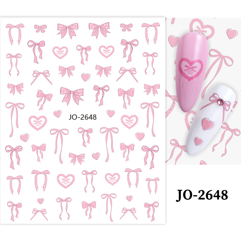 Bowknot 3D Nail Sticker JO-2648