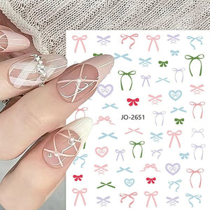 Bowknot 3D Nail Sticker JO-2647 Nail Art No Brand