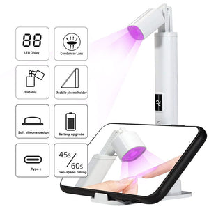 Mini UV LED Nail Lamp Tools & Accessories No Brand