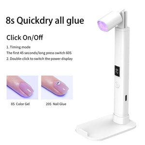 Mini UV LED Nail Lamp Tools & Accessories No Brand