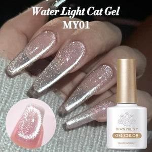 Water Light Cat Magnetic Gel Polish First Love MY01 10ml Gel Nail Polish BORN PRETTY