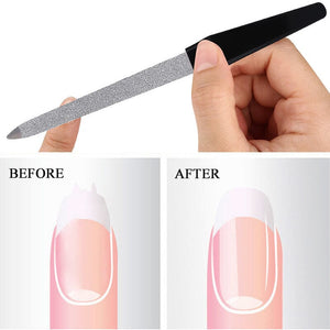 Metal Nail File Pink 15.4cm Tools & Accessories No Brand