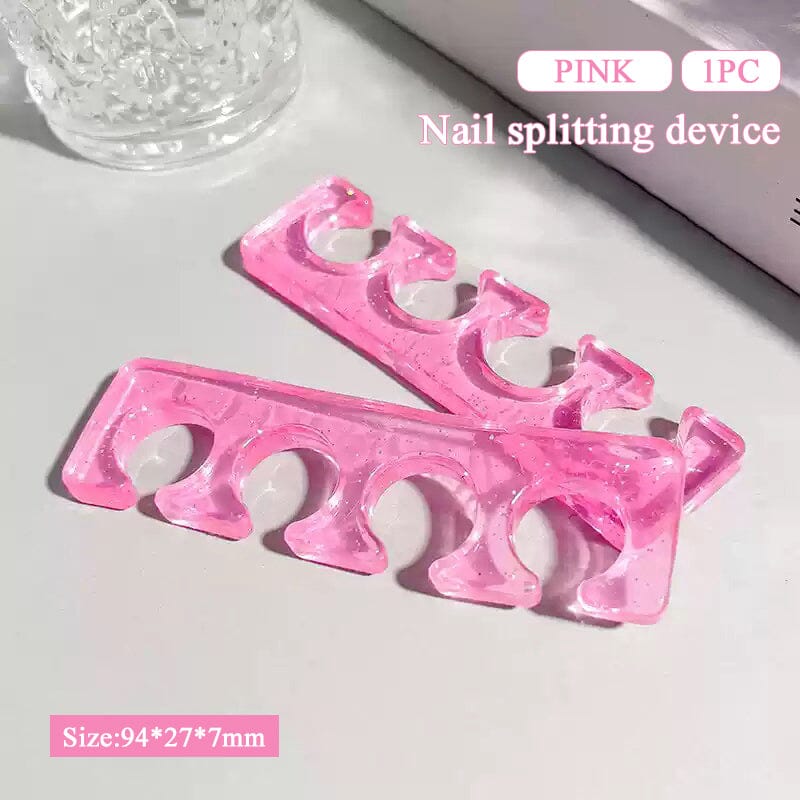 Pink Soft Silicone Finger Toe Separator Tools & Accessories No Brand