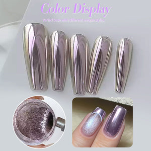Purple Cat Magnetic Chrome Powder Nail Powder BORN PRETTY