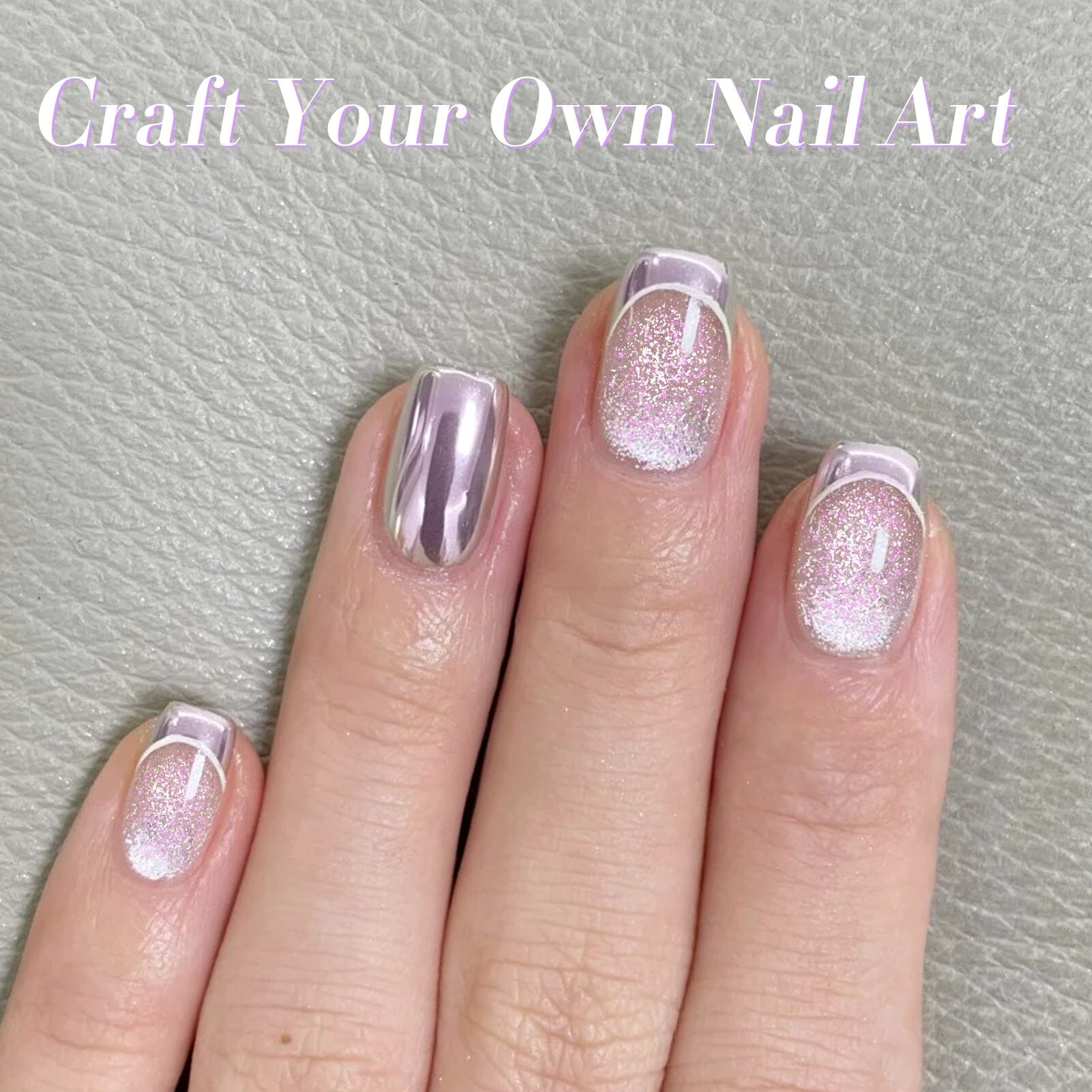 Purple Cat Magnetic Chrome Powder Nail Powder BORN PRETTY